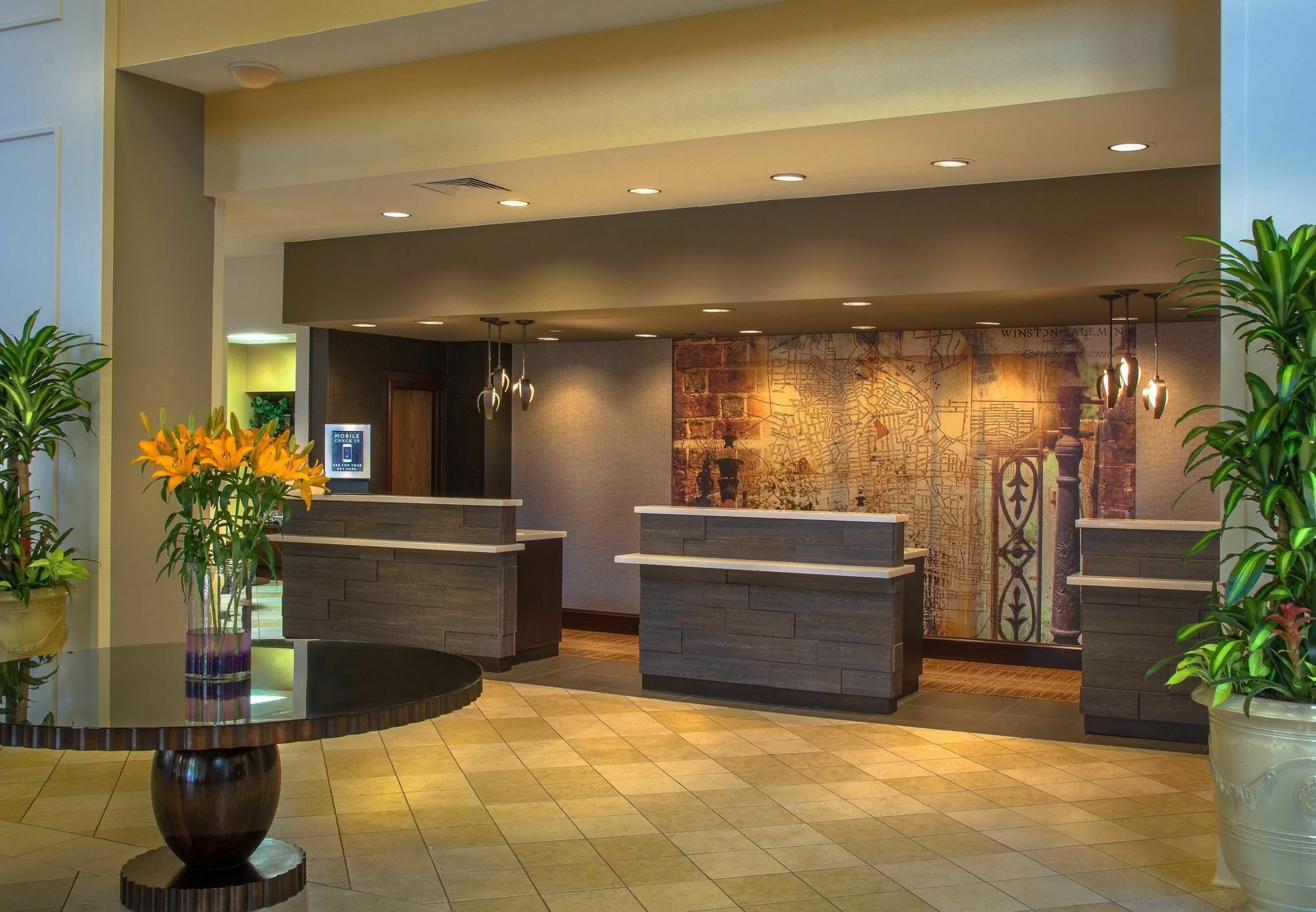 Winston-Salem Marriott Hotel Bagian luar foto